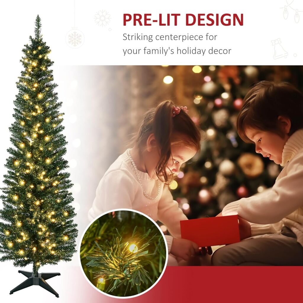 NEW!! Artificial Christmas Tree with Warm LED Lights - BUY NOW