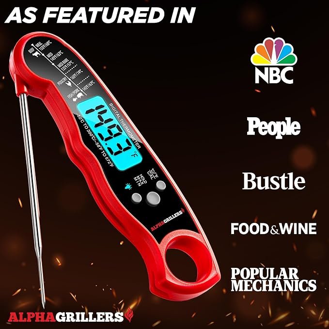 BEST Grillers Instant Read Meat Thermometer