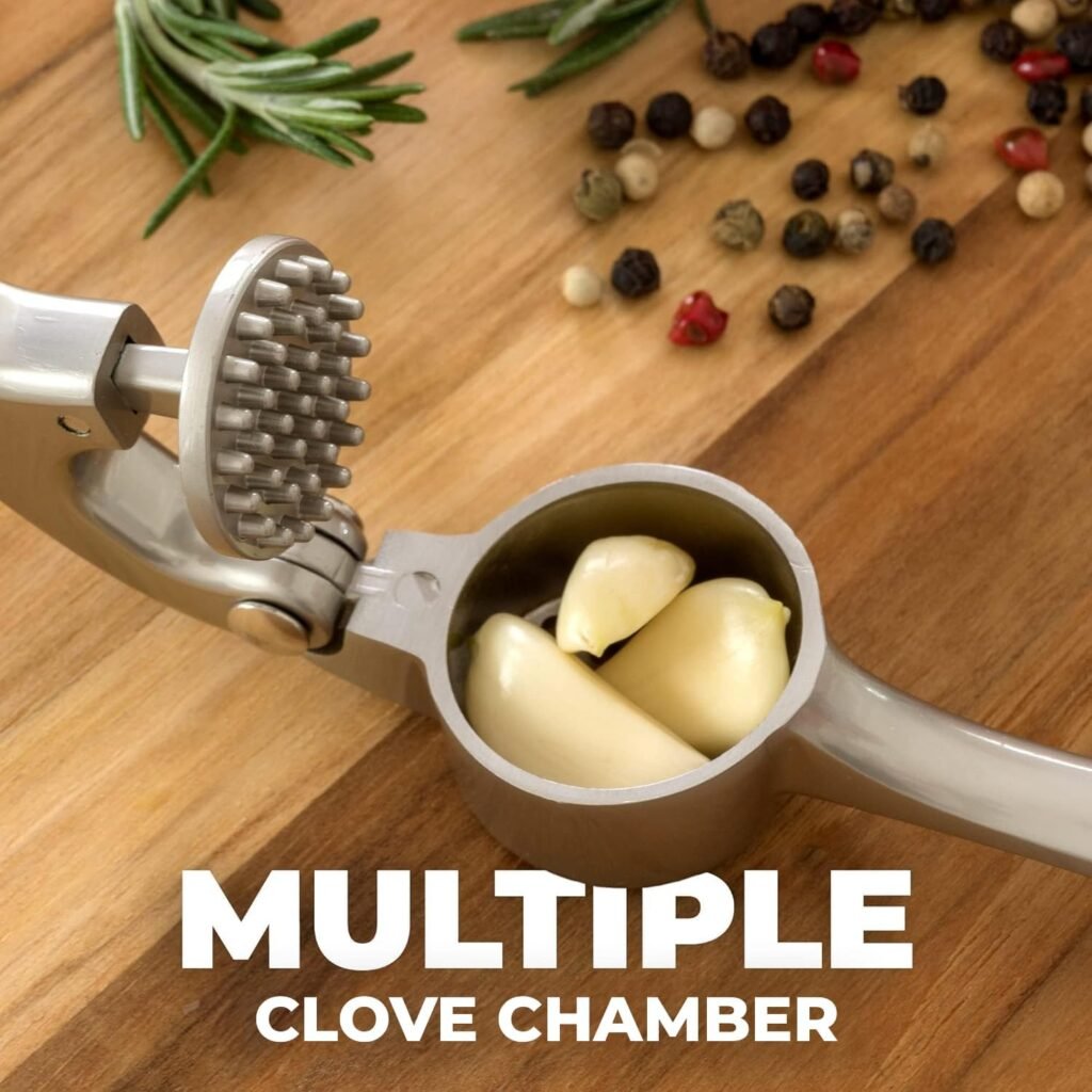 NEW!! Kitchen Premium Garlic Press Set