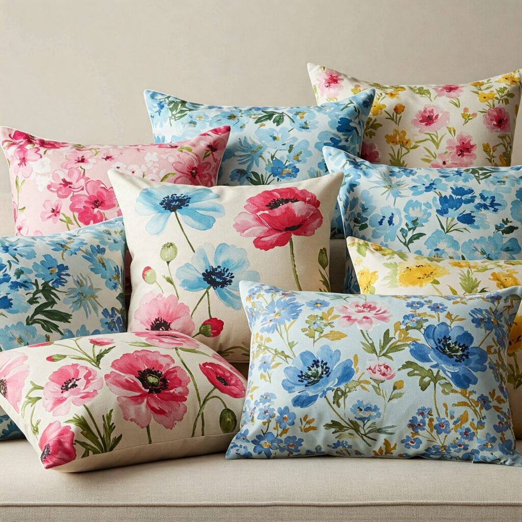 17 Gorgeous Floral Throw Pillows to Transform Your Space