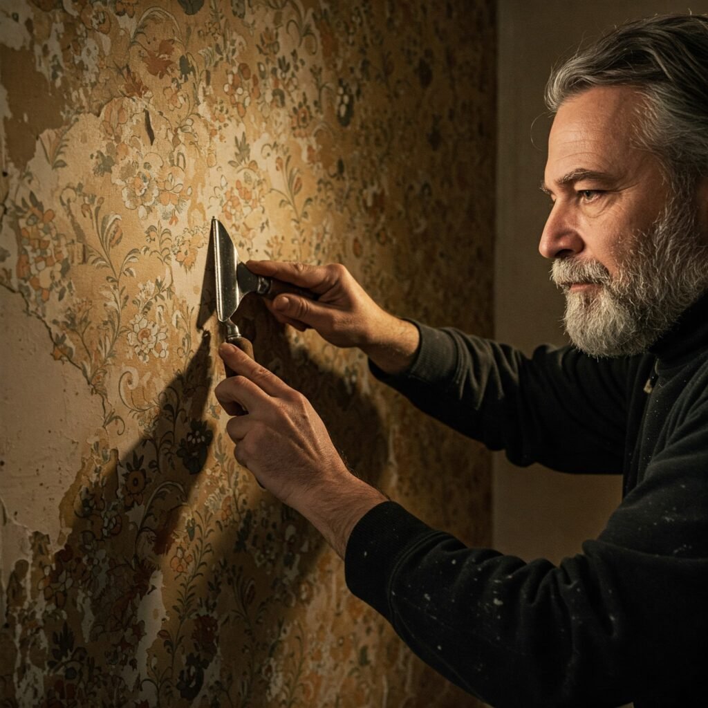 How to Remove Painted Wallpaper