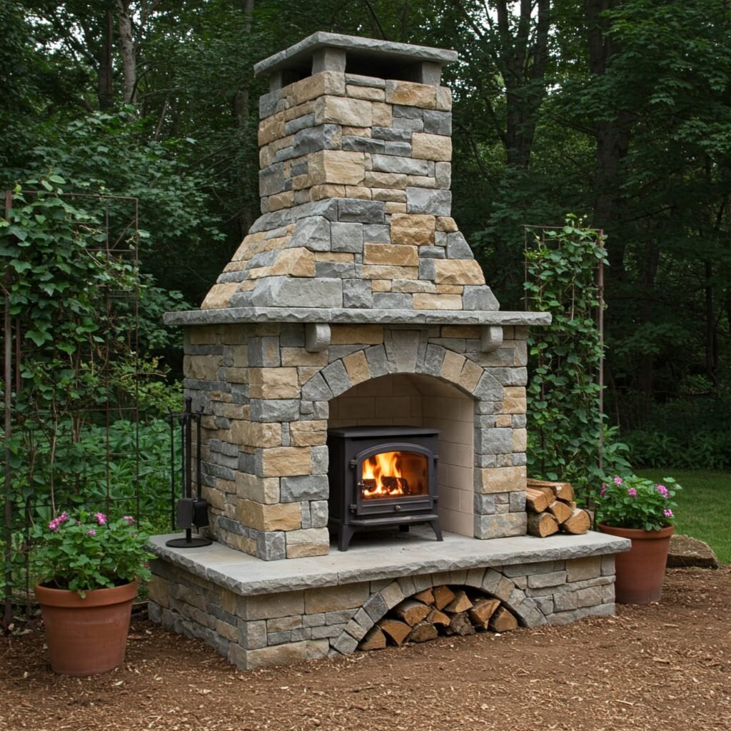 DIY Outdoor Fireplace: 10 Steps to Build Your Own Backyard Oasis