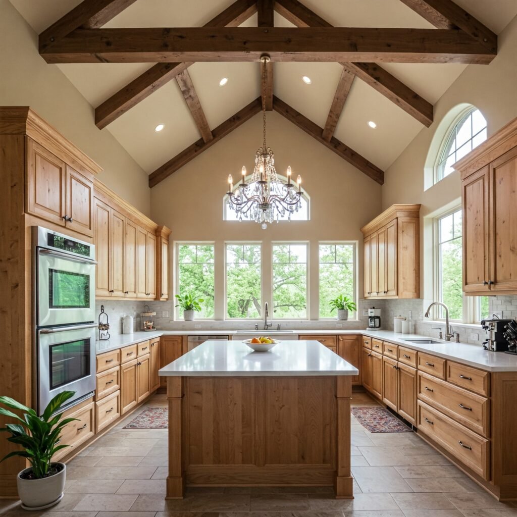 10 Stunning Vaulted Ceiling Kitchen Designs to Transform Your Home