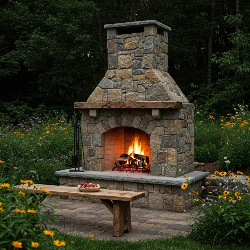 DIY Outdoor Fireplace: 10 Steps to Build Your Own Backyard Oasis