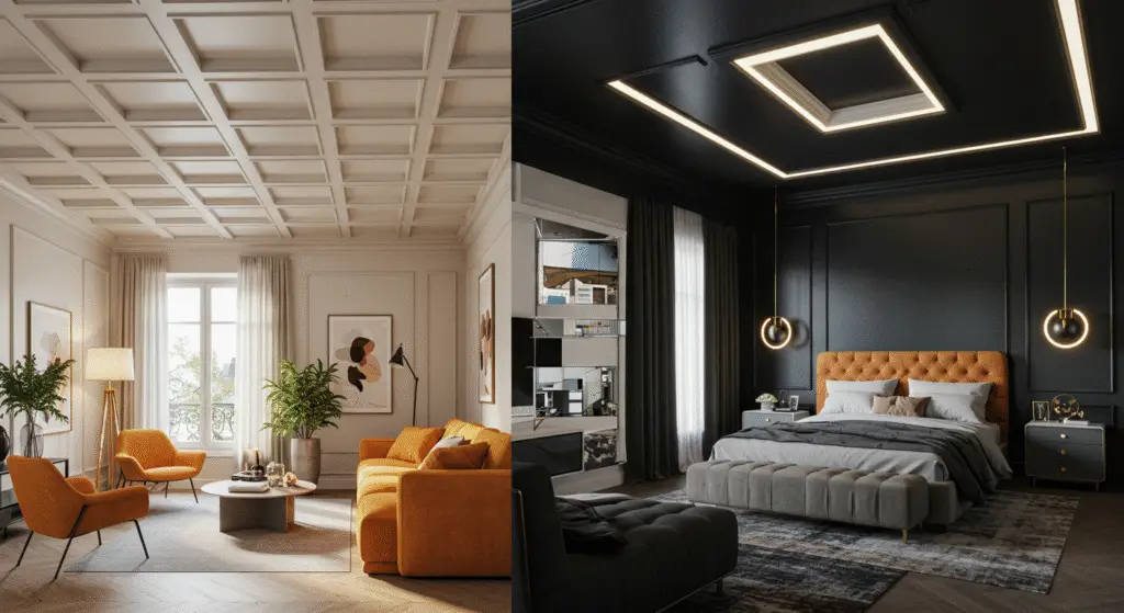 Coffered vs Tray Ceiling: Which Ceiling Style Should You Choose?