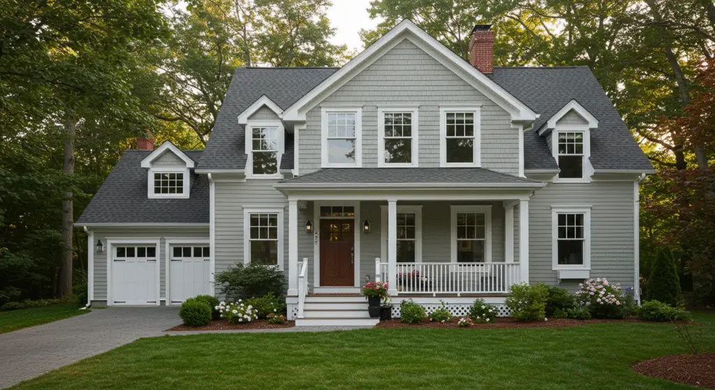 Why a Gray with White Trim House is a Beautiful Choice