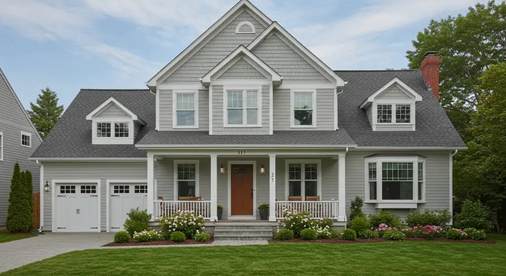 Why a Gray with White Trim House is a Beautiful Choice