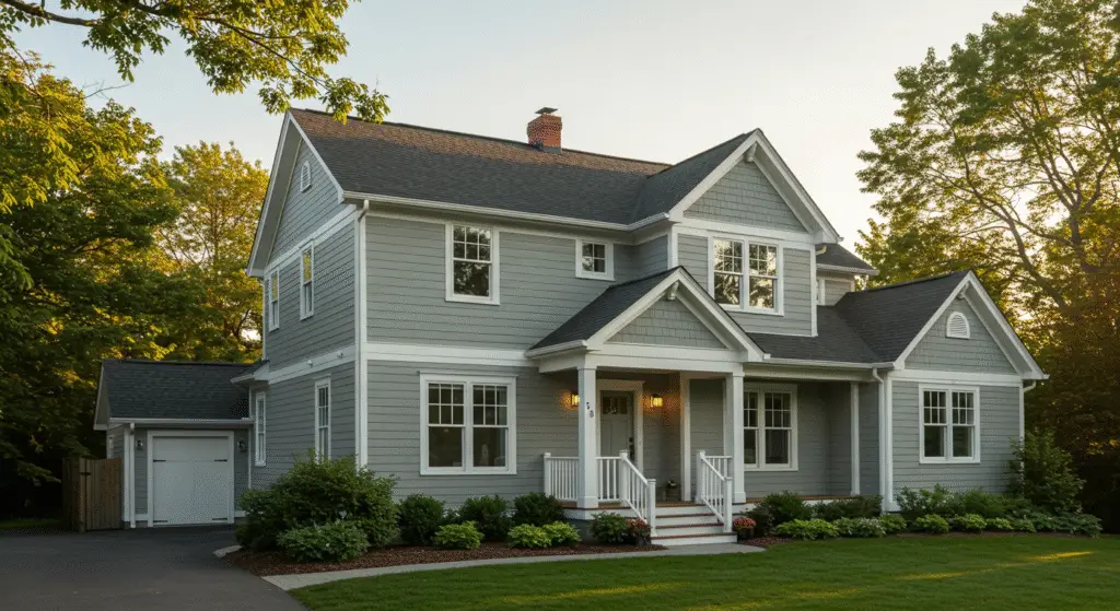 Why a Gray with White Trim House is a Beautiful Choice
