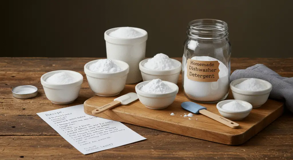 Homemade Dishwasher Detergent That Actually Works