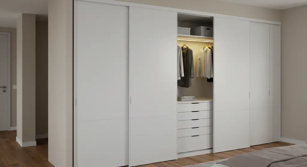 Sliding Bypass Closet Doors for Smart Storage