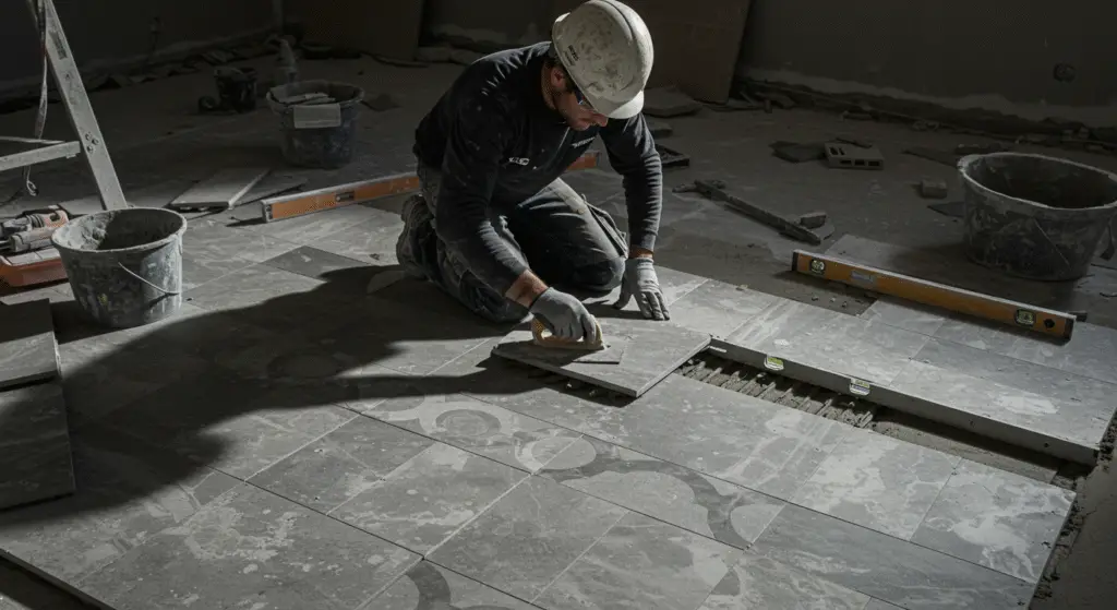 Lay Brick or Tile the Right Way