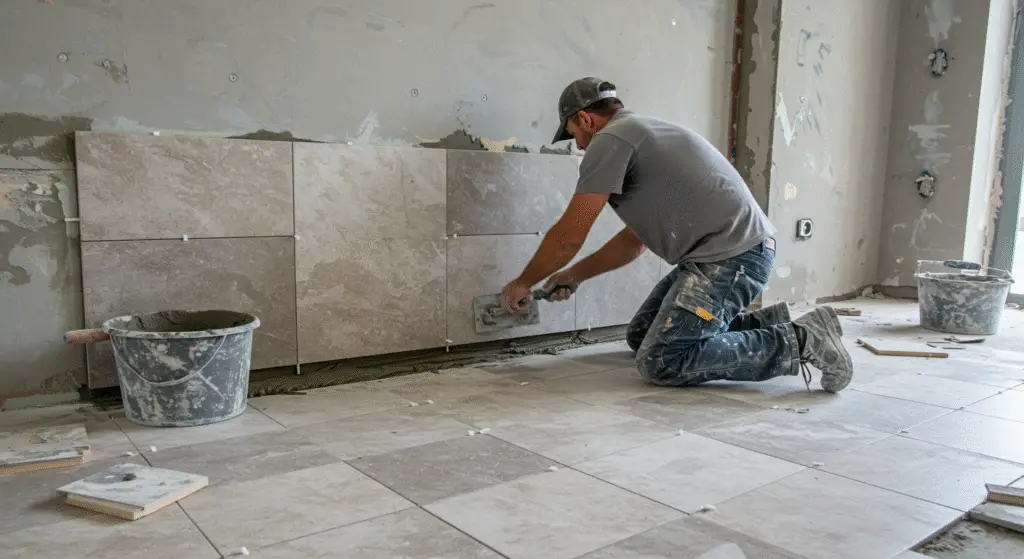 Lay Brick or Tile the Right Way